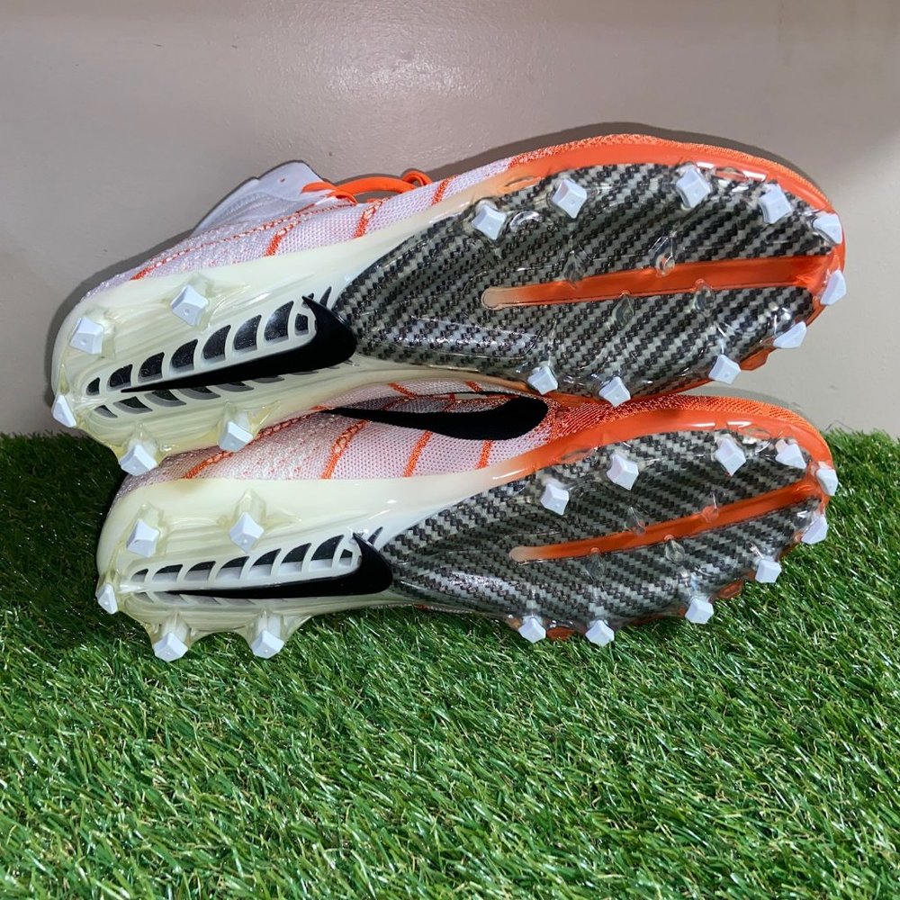 Nike Untouchable 3 Elite White Orange Football Cleats AO3006-118 Men Size NEW - Picture 7 of 11